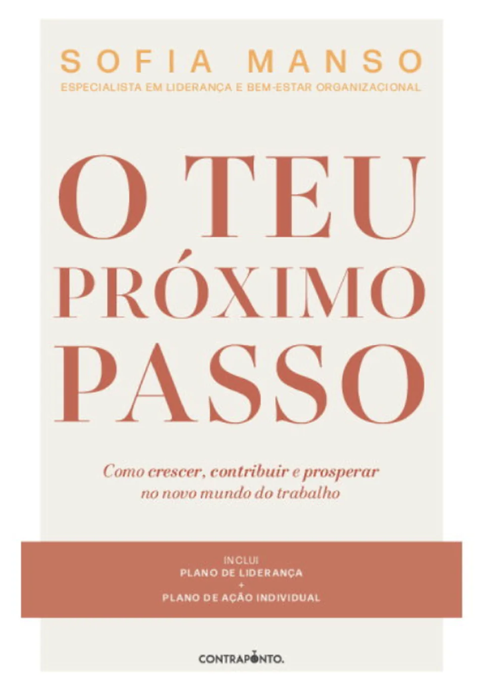 Capa oficial do livro O Teu Próximo Passo, de Sofia Manso