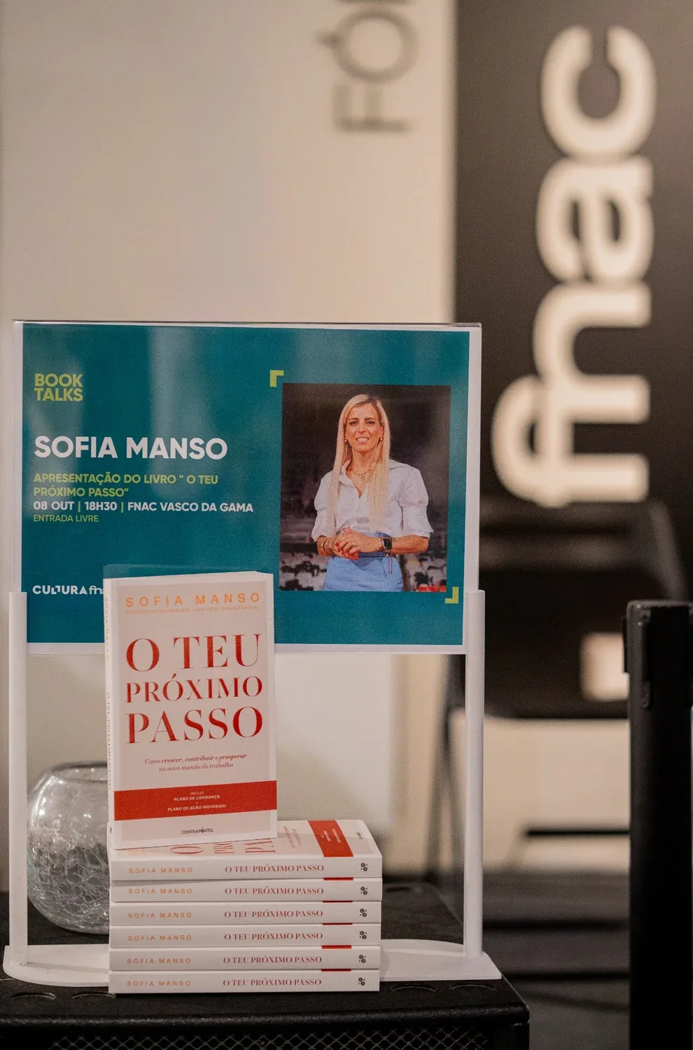 Sofia Manso: O livro na livraria